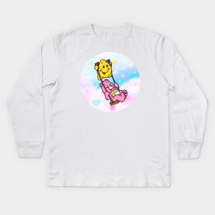 Cheer Bear Kids Long Sleeve T-Shirt